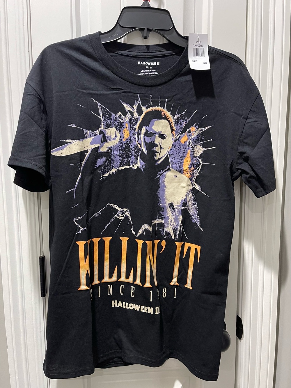 Halloween II Killin' It Black Graphic Short-Sleeve Tee